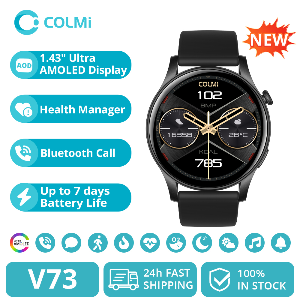 Smartwatch Instagram - [2024 New] COLMI V73 Smartwatch AMOLED