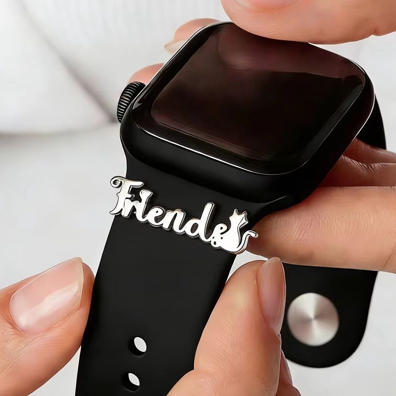 Smart Watch Accessories - Todorova Personalized Name Cat-Themed Watch Strap
