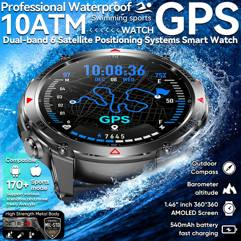 Android Smartwatch Accessories - T-Rex 3 Pro Military Grade AGPS