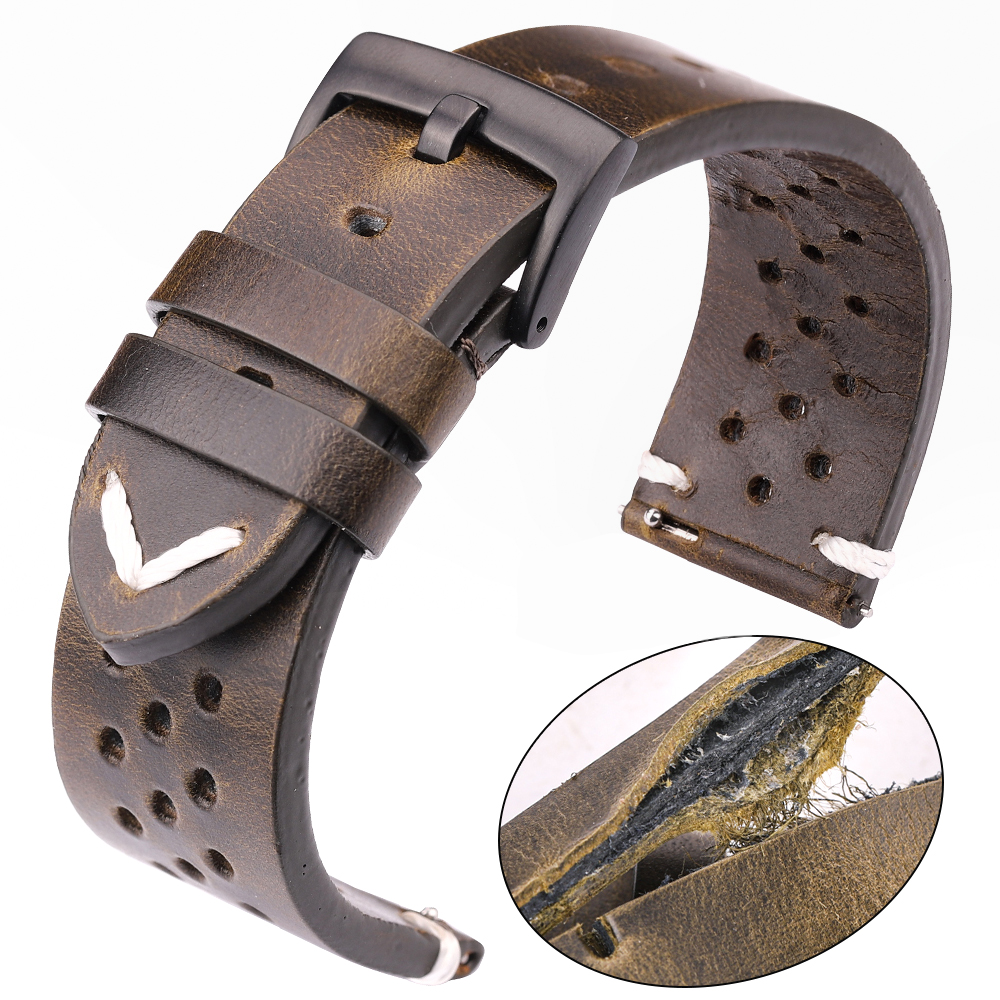 Breathable Genuine Leather Qui - đánh giá và giá Nylon Nato Strap