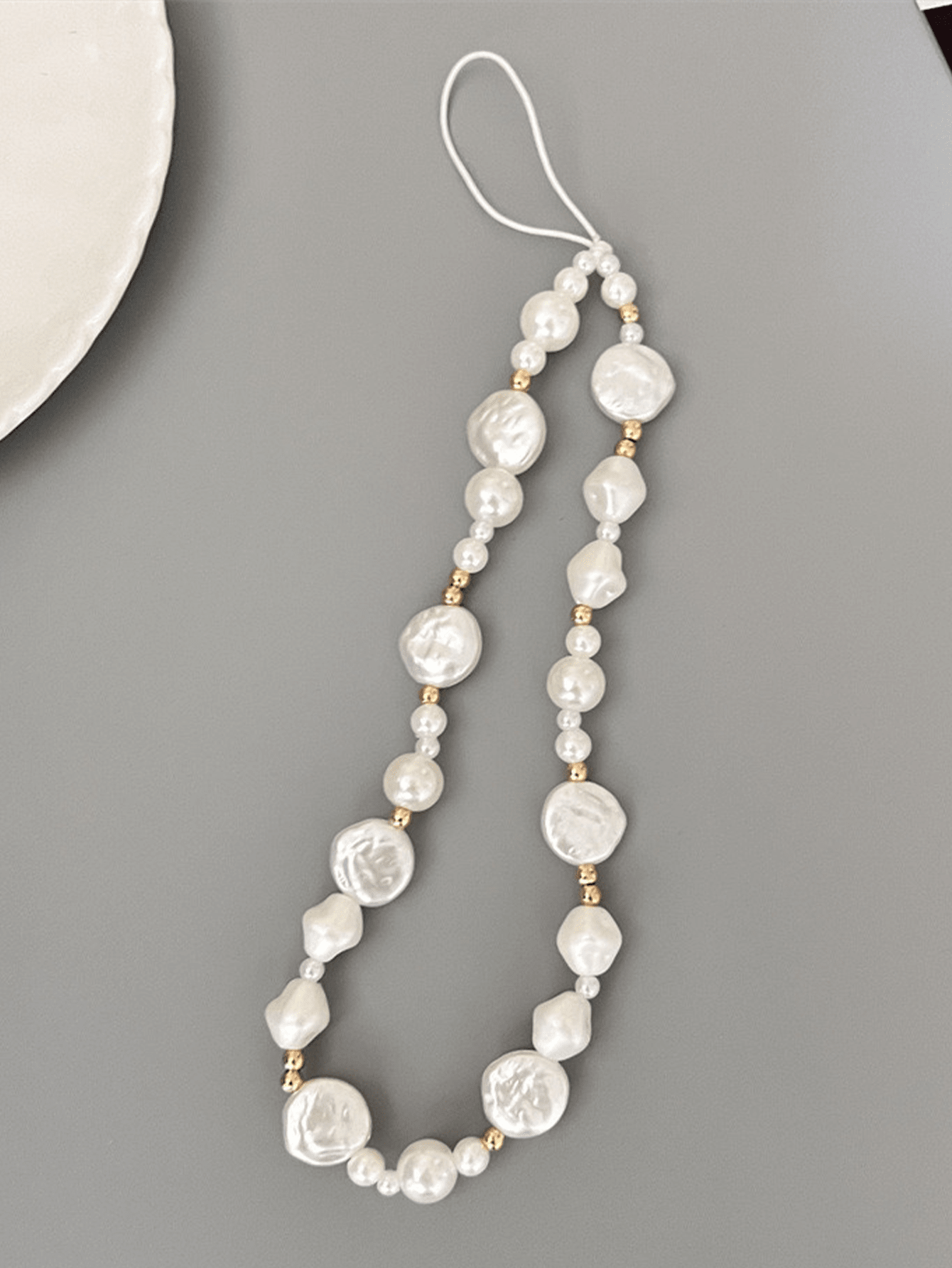 Asymmetric pearl bracelet with - đánh giá và giá Ceramic Link Bracelet