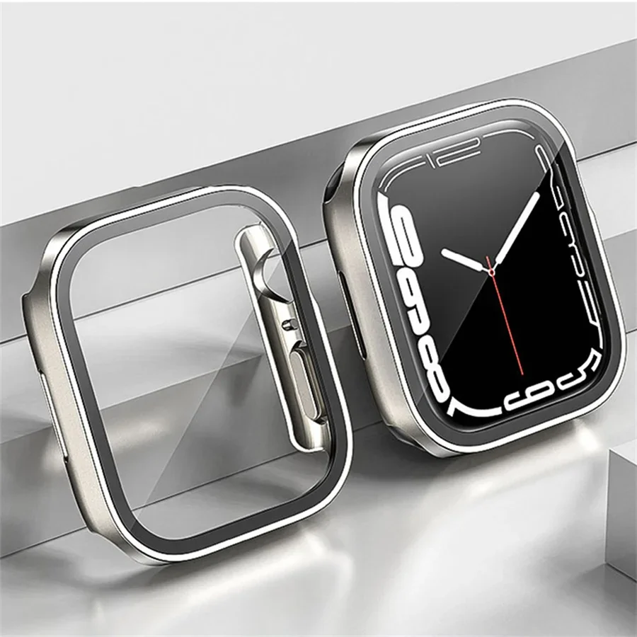 Glass+cover For Apple Watch ca - đánh giá và giá Garmin Smartwatch Accessories