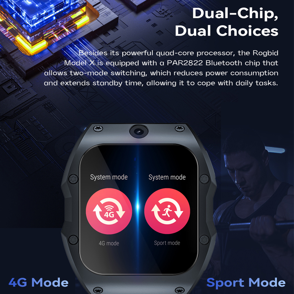 Rogbid Model X 4G Android Smar - đánh giá và giá Smartwatch X