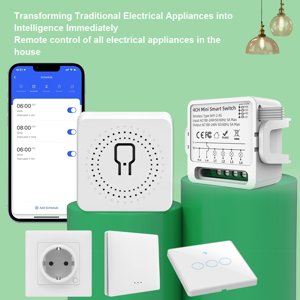 Tuya WiFi Smart Switch 1/2/3/4 - đánh giá và giá Smart Accessories