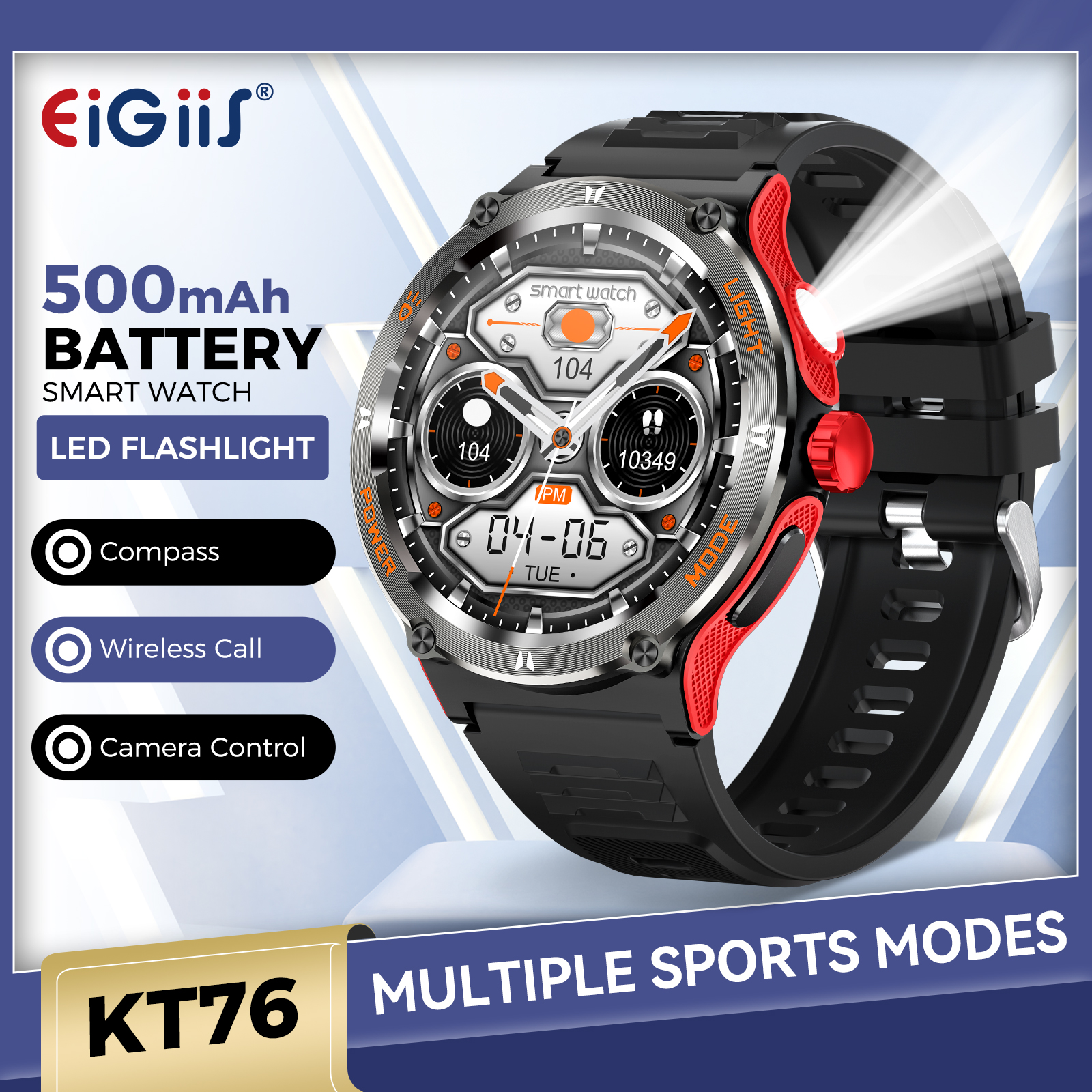 EIGIIS Smart Watch 3ATM Waterp - đánh giá và giá Smartwatch Faces