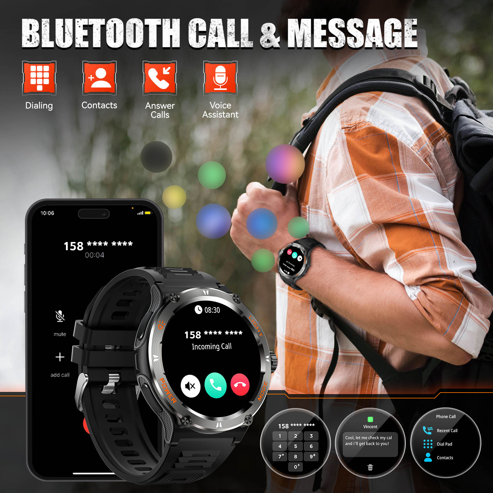EIGIIS Smart Watch 3ATM Waterp - đánh giá và giá Smartwatch Faces