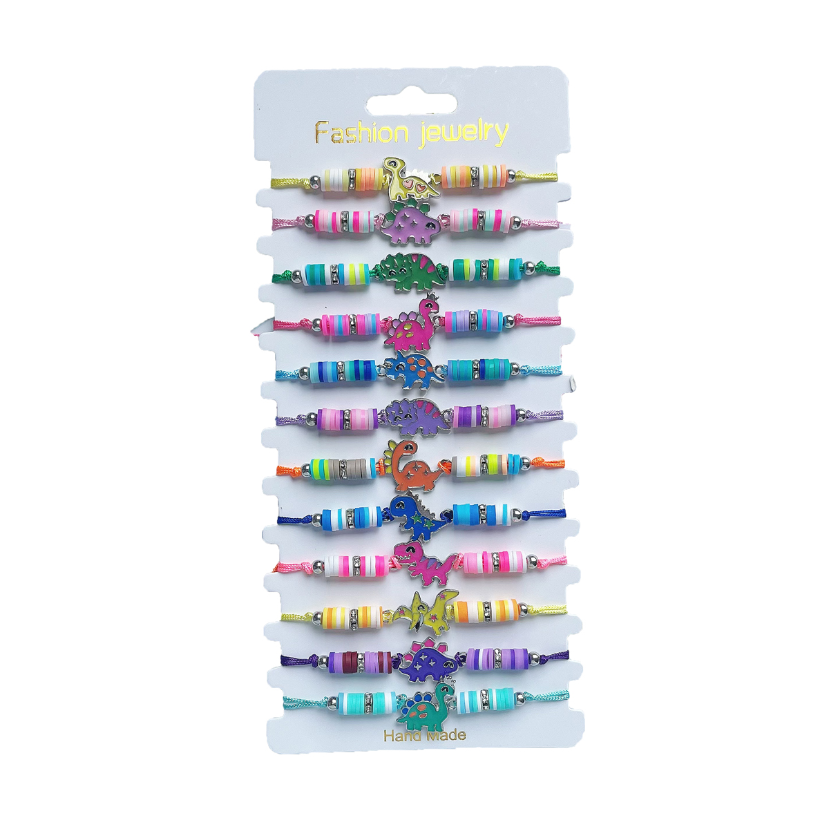 12Pcs Bohemian Style Colorful  - đánh giá và giá Ceramic Link Bracelet