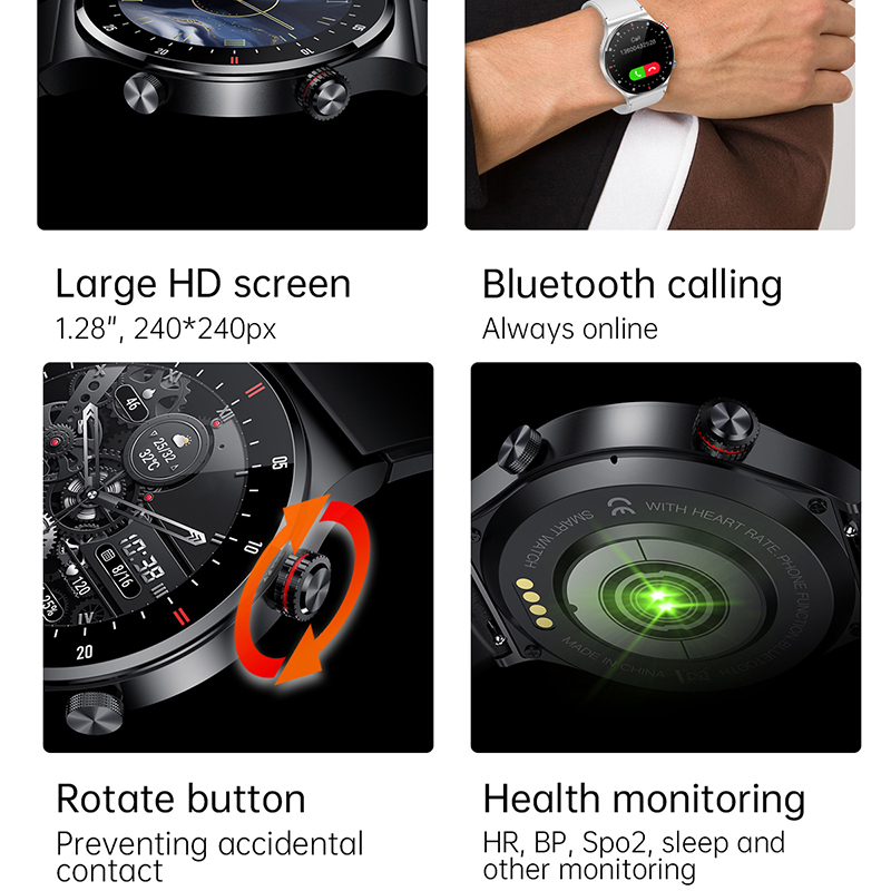 GPS ECG+PPG Bluetooth Call Sma - đánh giá và giá Smartwatch Faces
