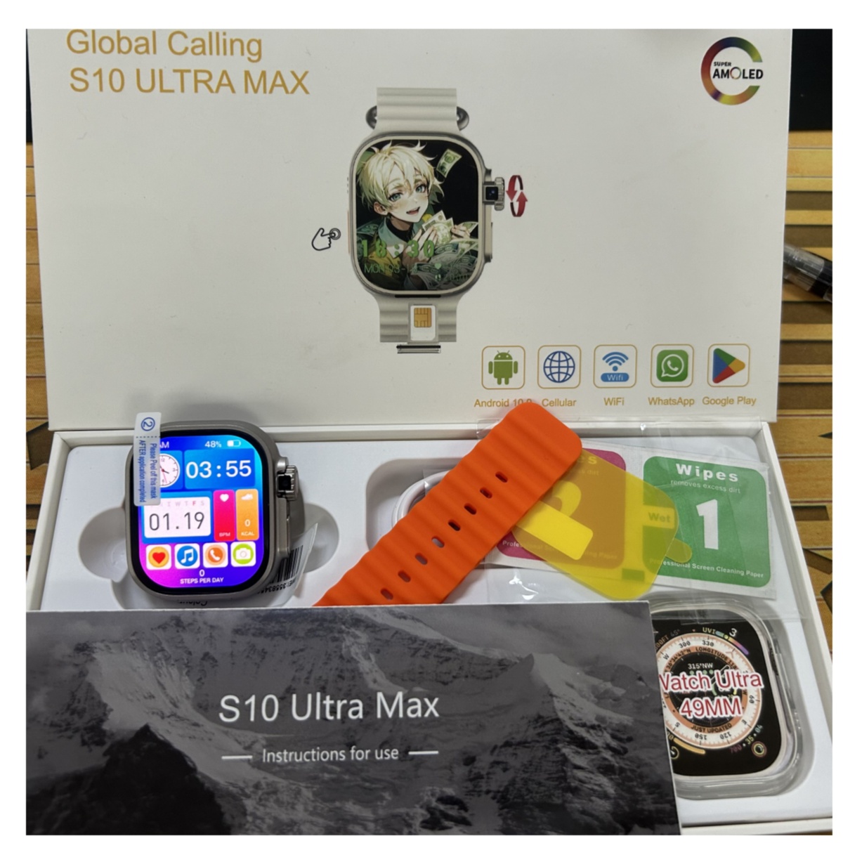 S10 Ultra Max Smartwatch 4G 5G - đánh giá và giá Smartwatch Instagram