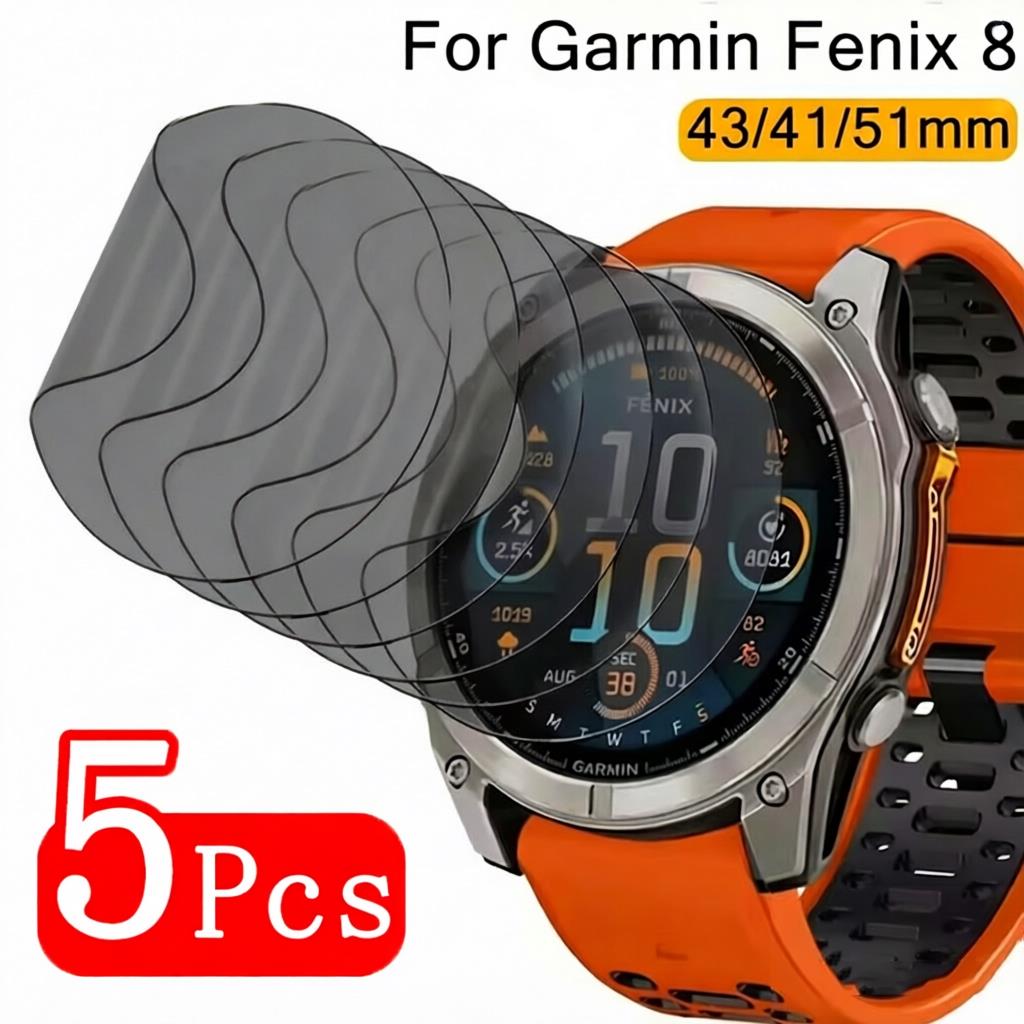 1-5Pcs Privacy Hydrogel Film F - đánh giá và giá Garmin Smartwatch Accessories