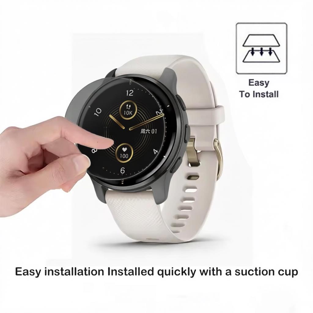 1-5Pcs Privacy Hydrogel Film F - đánh giá và giá Garmin Smartwatch Accessories