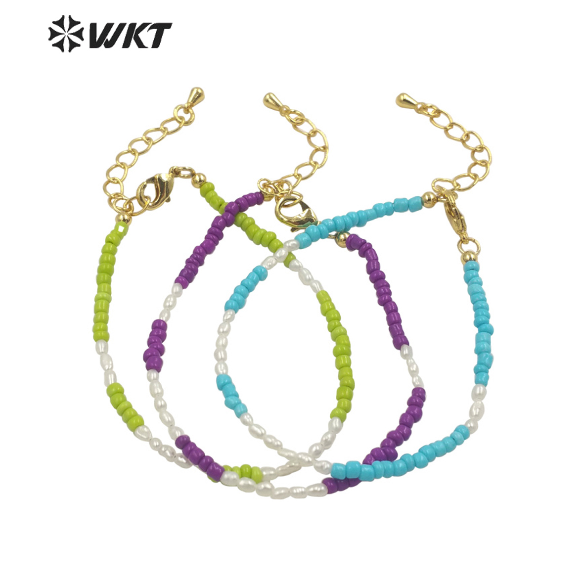 WT-MPB079 Women Elegant Tiny 2 - đánh giá và giá Ceramic Link Bracelet