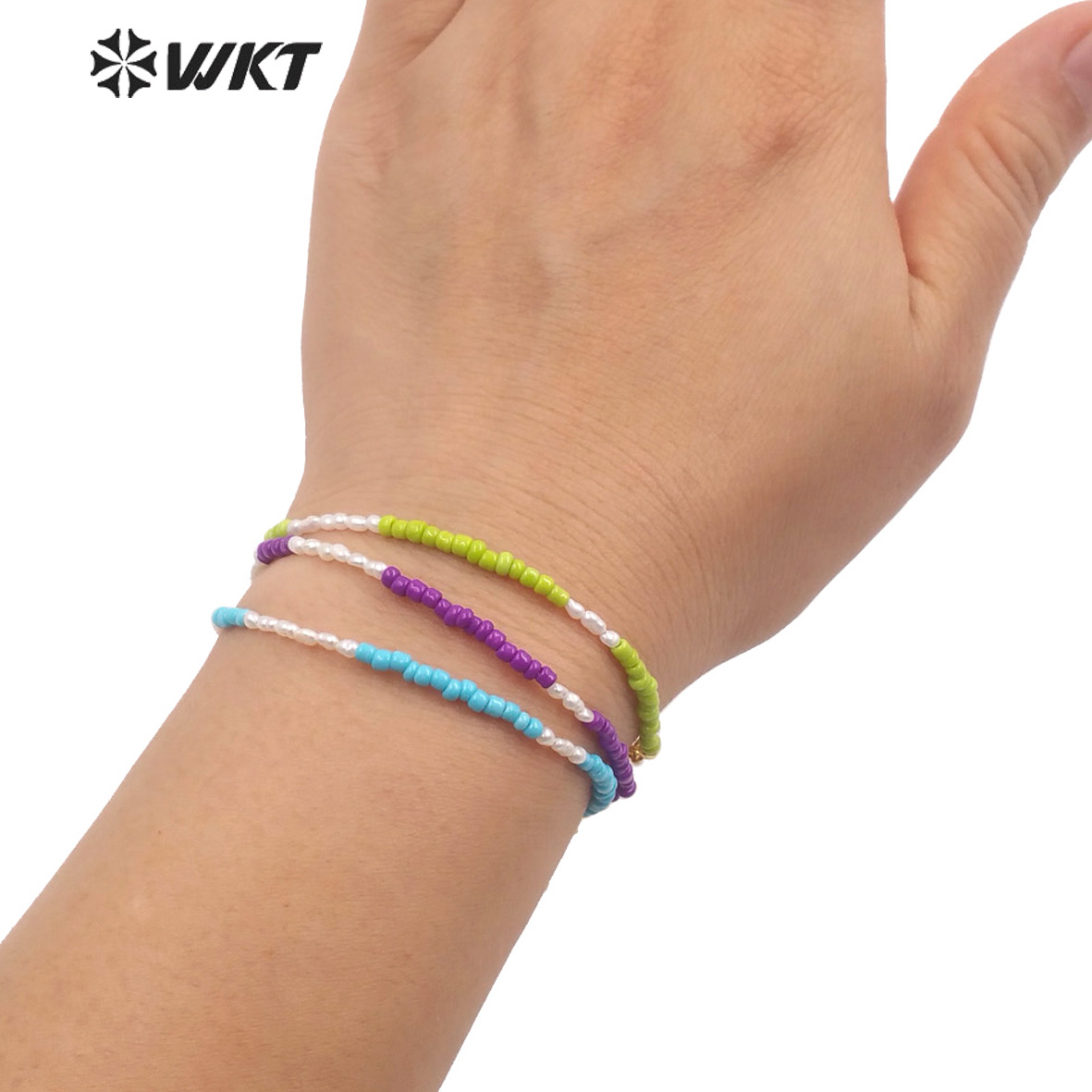 WT-MPB079 Women Elegant Tiny 2 - đánh giá và giá Ceramic Link Bracelet