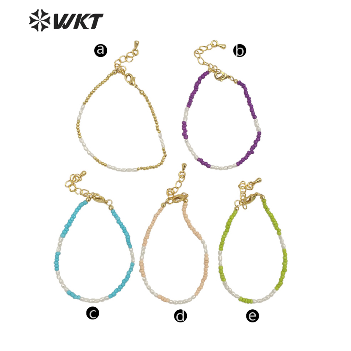 WT-MPB079 Women Elegant Tiny 2 - đánh giá và giá Ceramic Link Bracelet