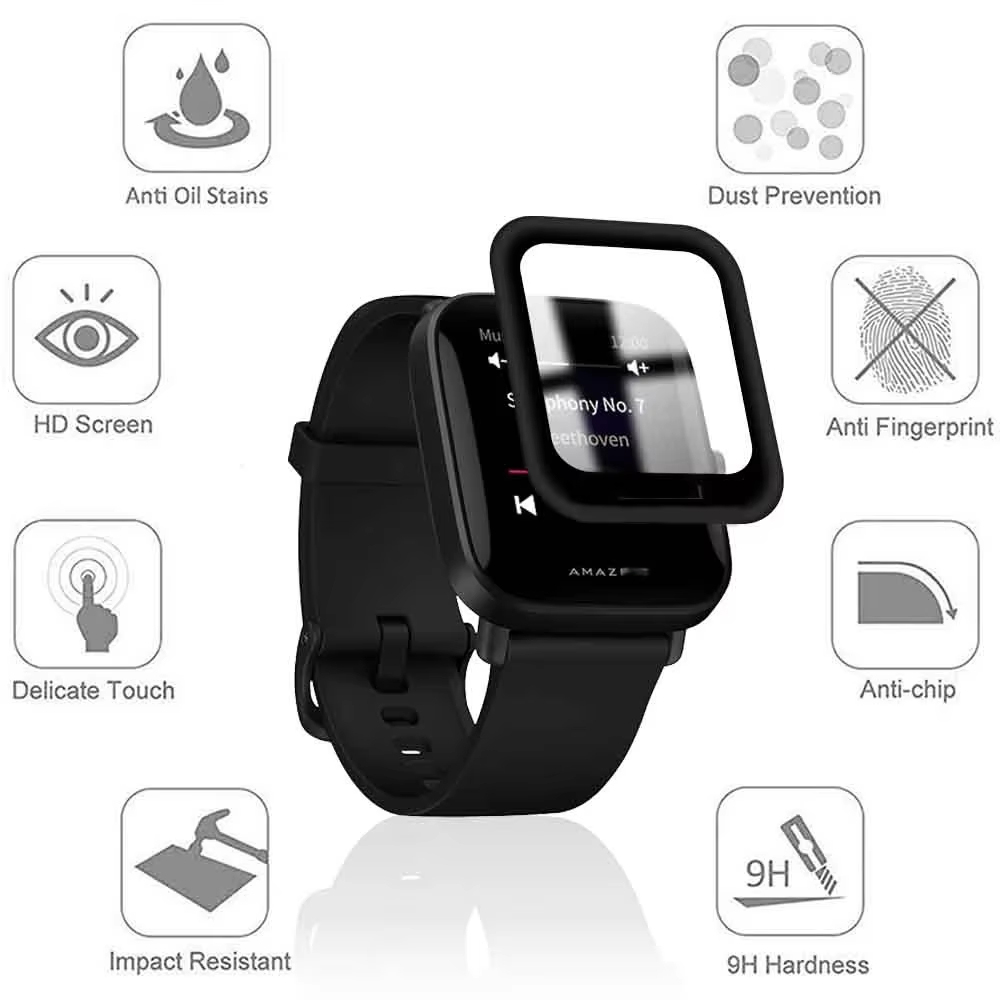 1-6 PCS Screen Protector Film  - đánh giá và giá Watch Face Protector
