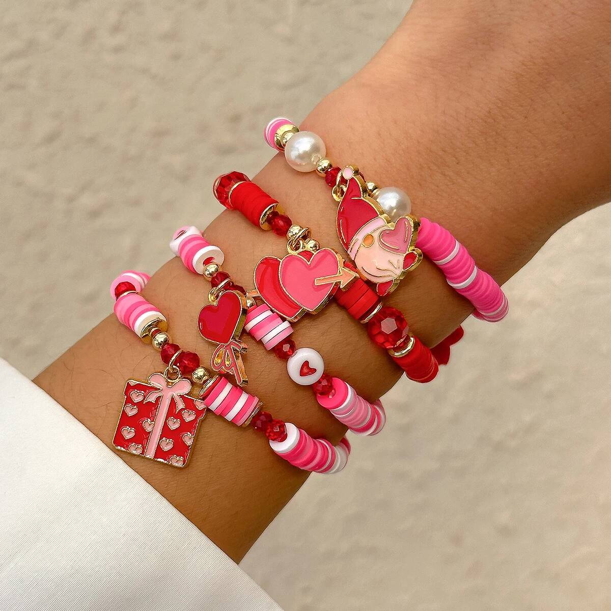 Salircon 4Pcs/Set Bohemia Soft - đánh giá và giá Ceramic Link Bracelet