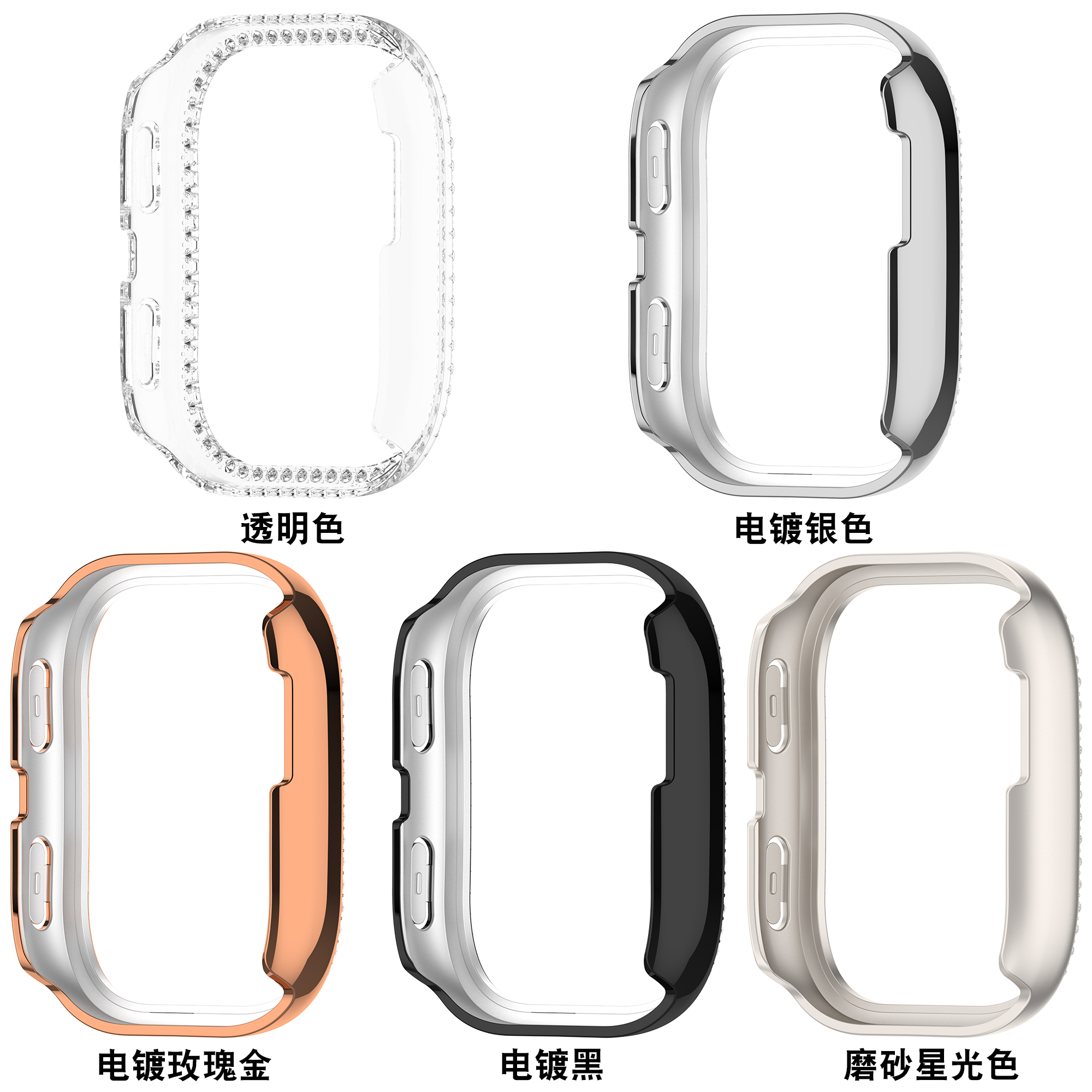 Single-row diamond case For Am - đánh giá và giá Amazfit Smartwatch Accessories