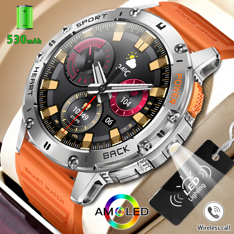 LIGE 1.43 Inch AMOLED Screen B - đánh giá và giá Smartwatch Instagram