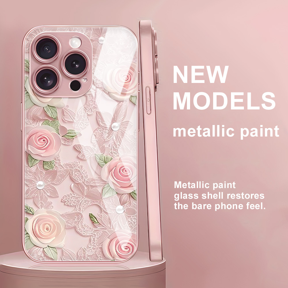 Flower Tempered Glass Case For - đánh giá và giá Screen Protector Film