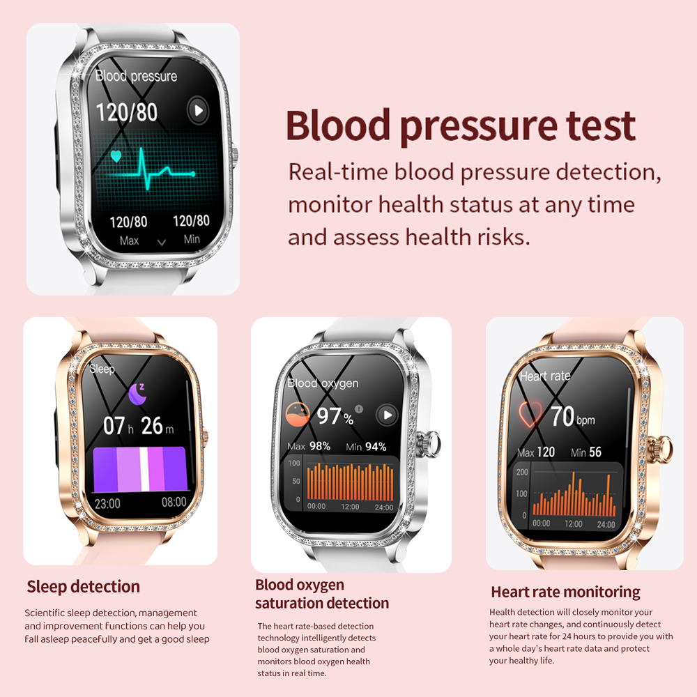 2026 New Fashion Women Diamond - đánh giá và giá Smartwatch Faces