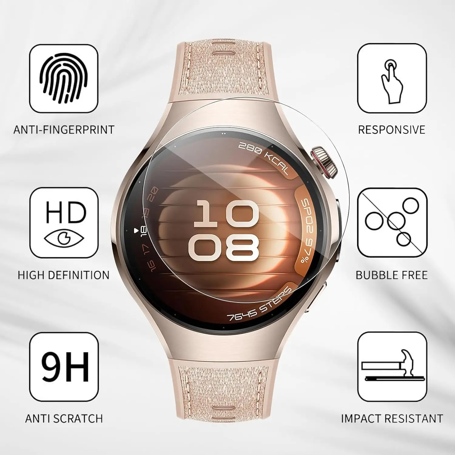 Hydrogel Film For Huawei Watch - đánh giá và giá Amazfit Smartwatch Accessories