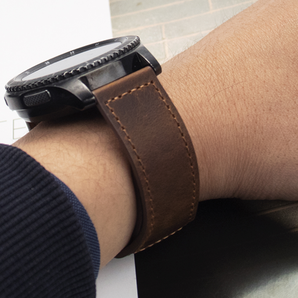 20mm 22mm Genuine Leather Watc - đánh giá và giá Smartwatch Accessories Shop
