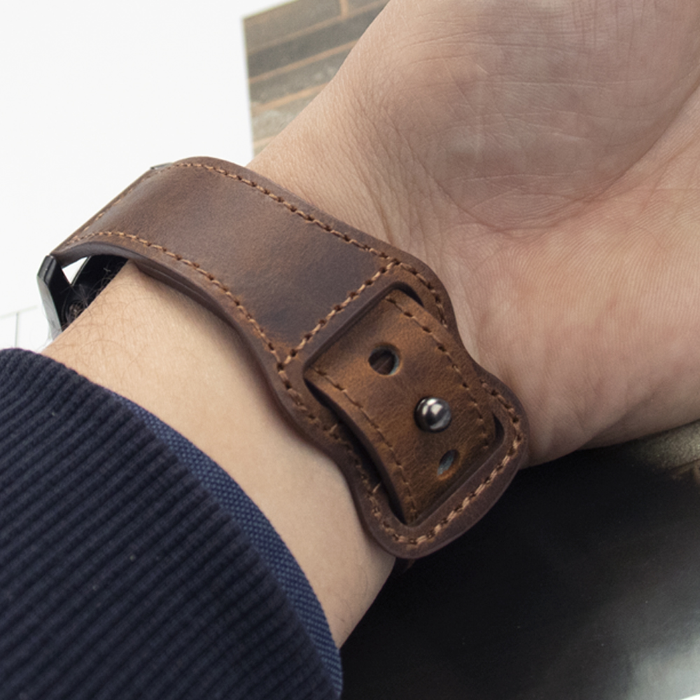 20mm 22mm Genuine Leather Watc - đánh giá và giá Smartwatch Accessories Shop