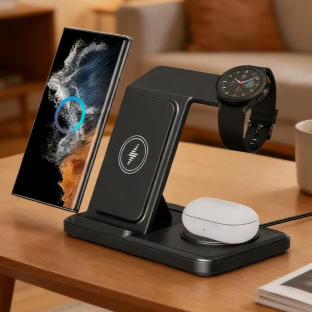 3 IN 1 Wireless Charger Statio - đánh giá và giá Wireless Charger Watch