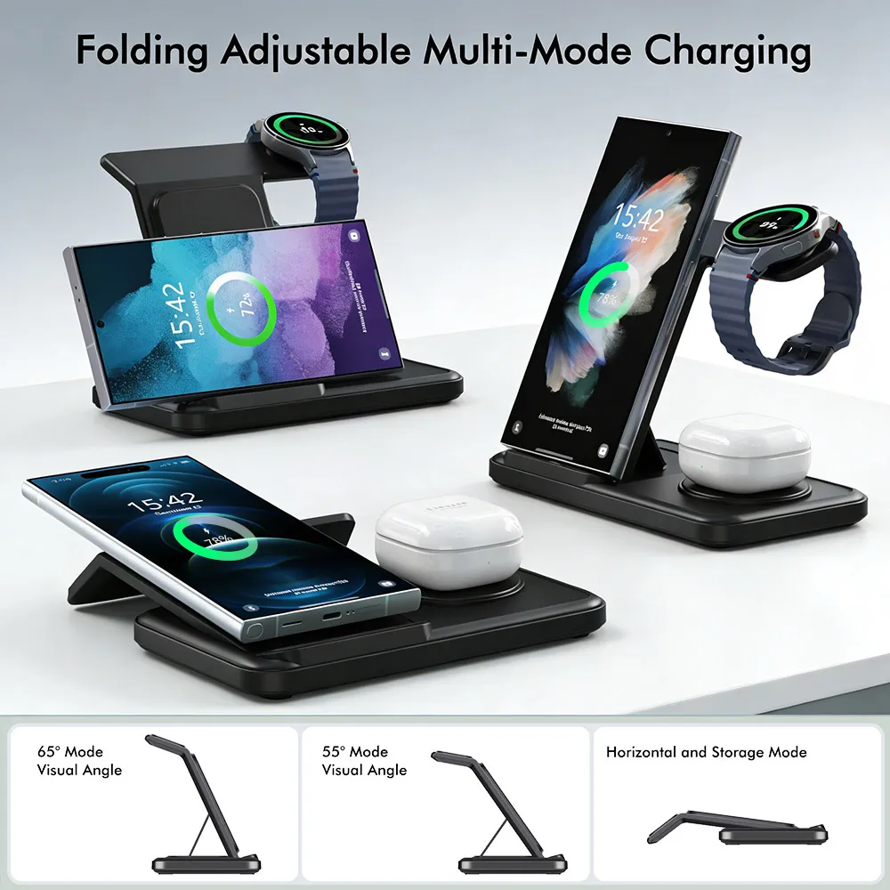 3 IN 1 Wireless Charger Statio - đánh giá và giá Wireless Charger Watch