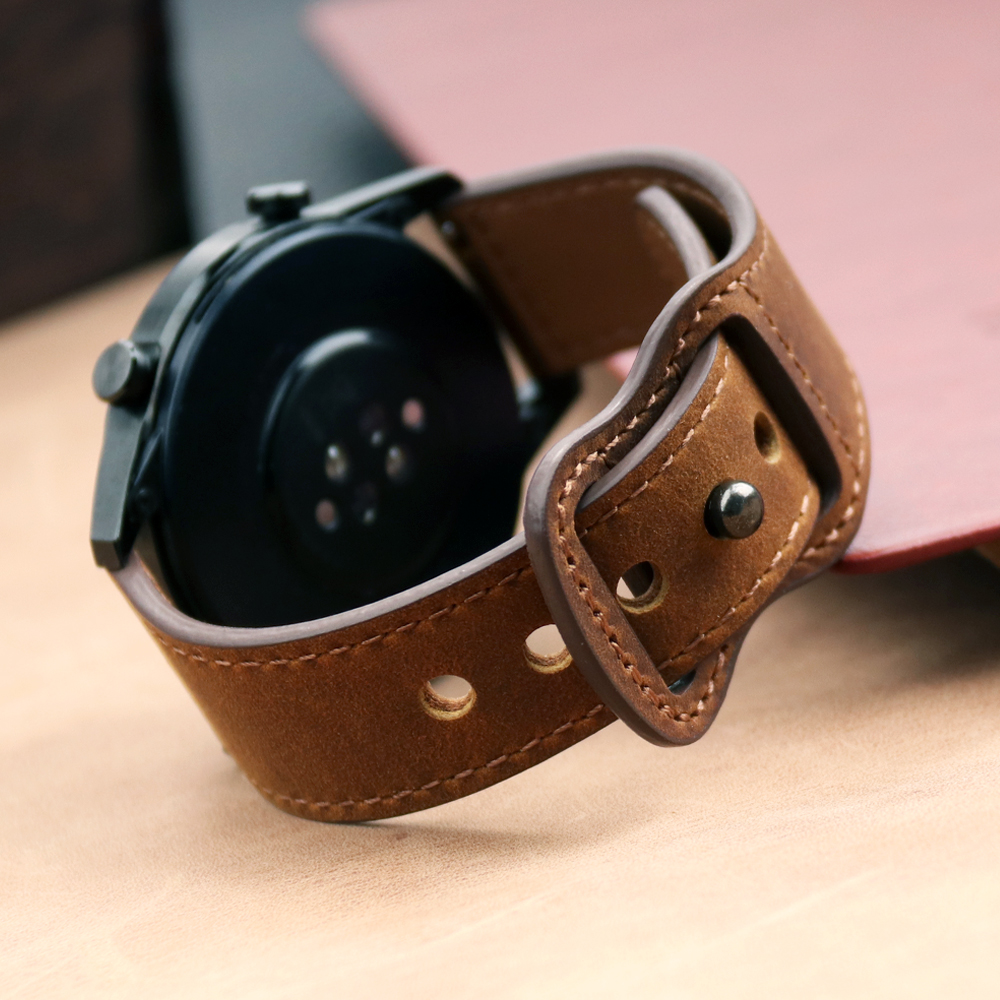 22mm Band Genuine Leather Watc - đánh giá và giá Smartwatch Accessories Shop