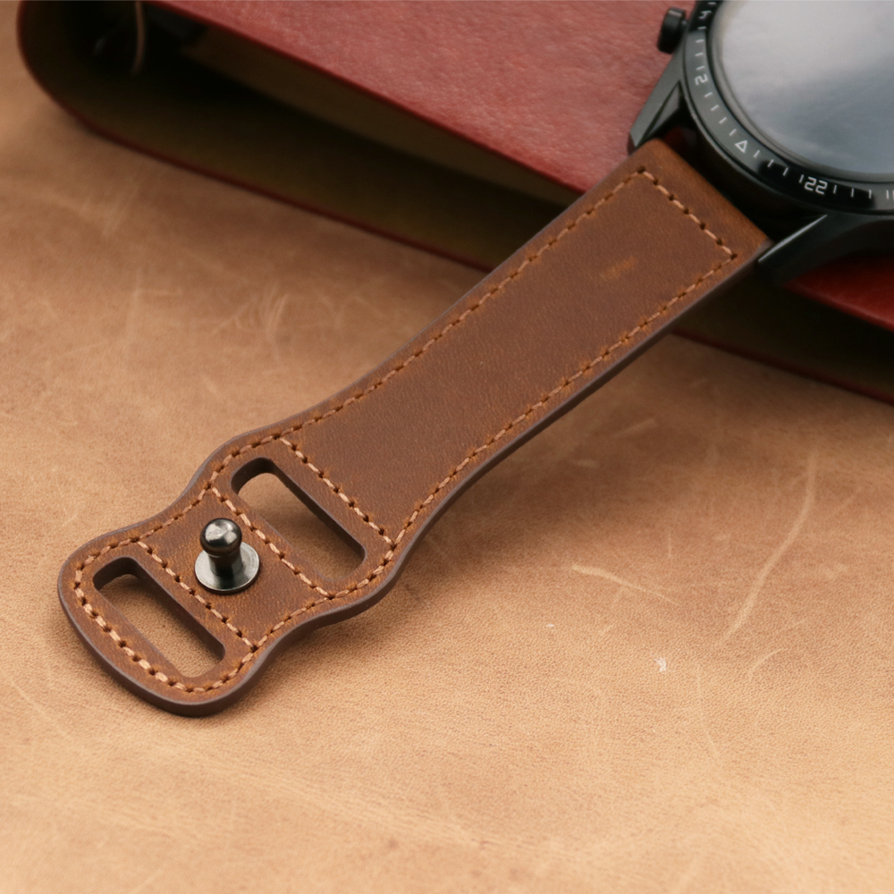 22mm Band Genuine Leather Watc - đánh giá và giá Smartwatch Accessories Shop