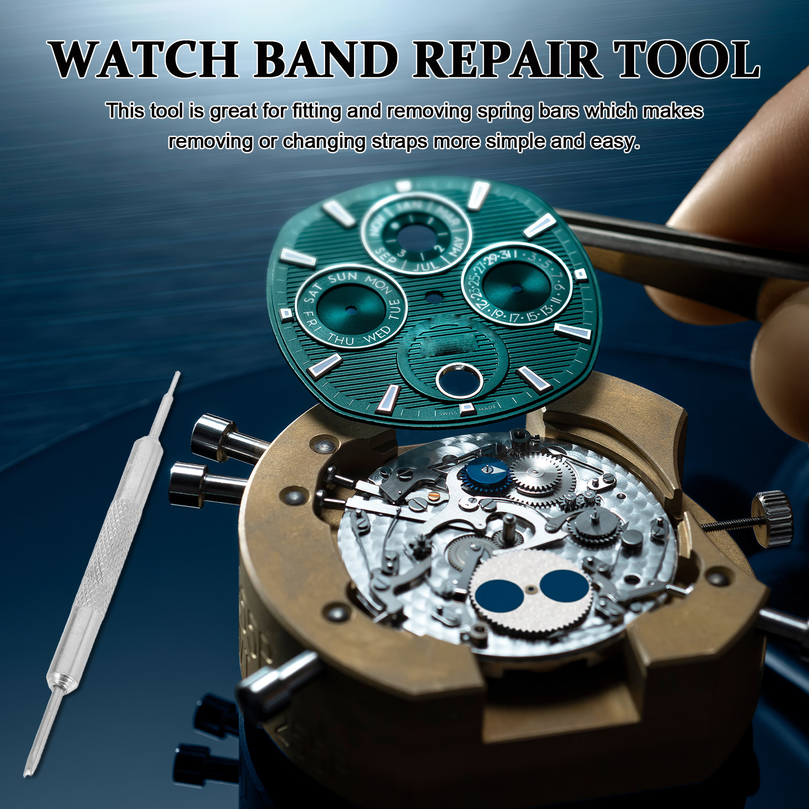 Ergonomic Dual-Head Spring Bar - đánh giá và giá Tool Kit Strap Change