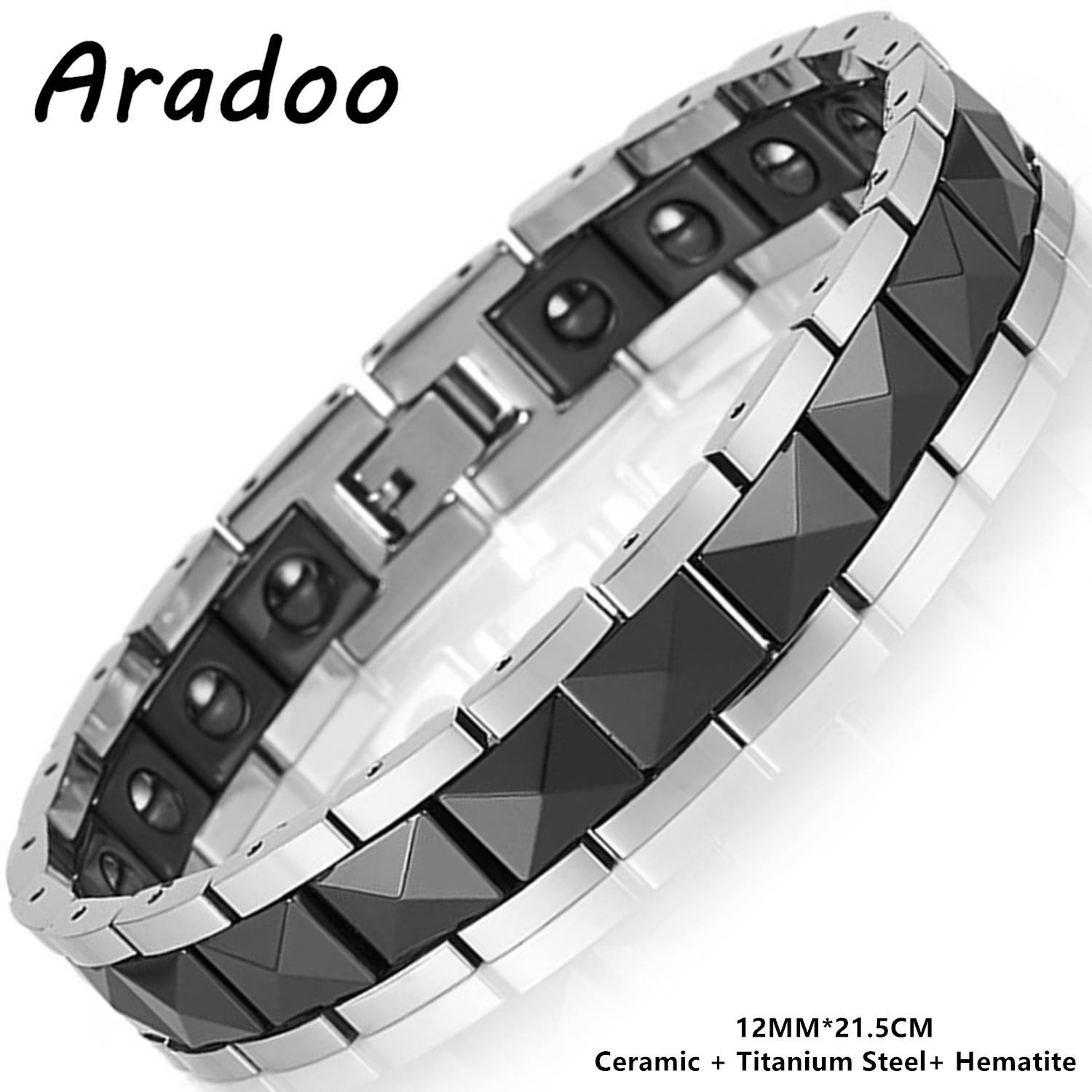 ARADOO Minimalist Pyramid Desi - đánh giá và giá Ceramic Link Bracelet