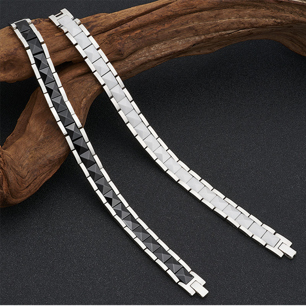 ARADOO Minimalist Pyramid Desi - đánh giá và giá Ceramic Link Bracelet