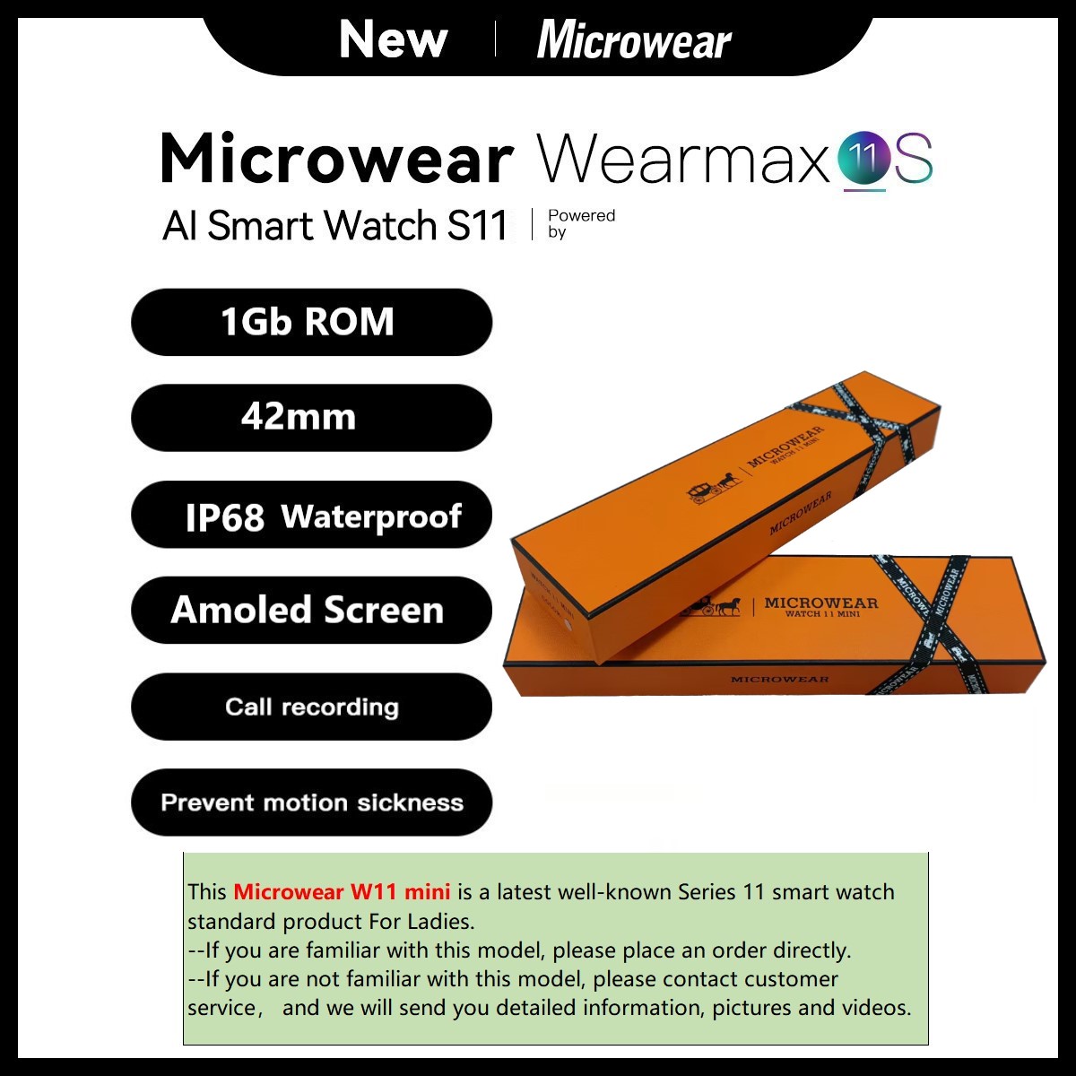 Microwear W11mini Smartwatch R - đánh giá và giá Smartwatch M Active
