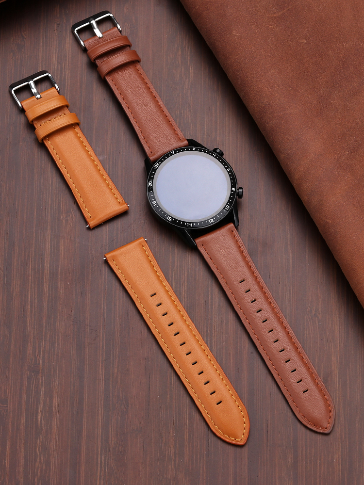 22mm Genuine Leather Watch Ban - đánh giá và giá Smartwatch Accessories Shop