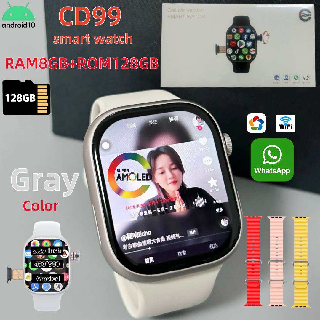 CD99 Smart Watch 8GB RAM AMOLE - đánh giá và giá Smartwatch Instagram
