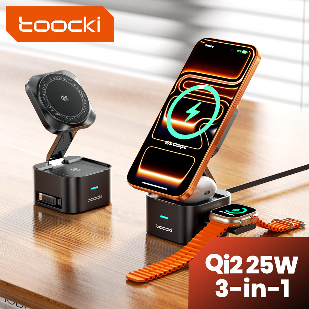 Toocki QI2.2 25W Wireless Char - đánh giá và giá Wireless Charger Watch