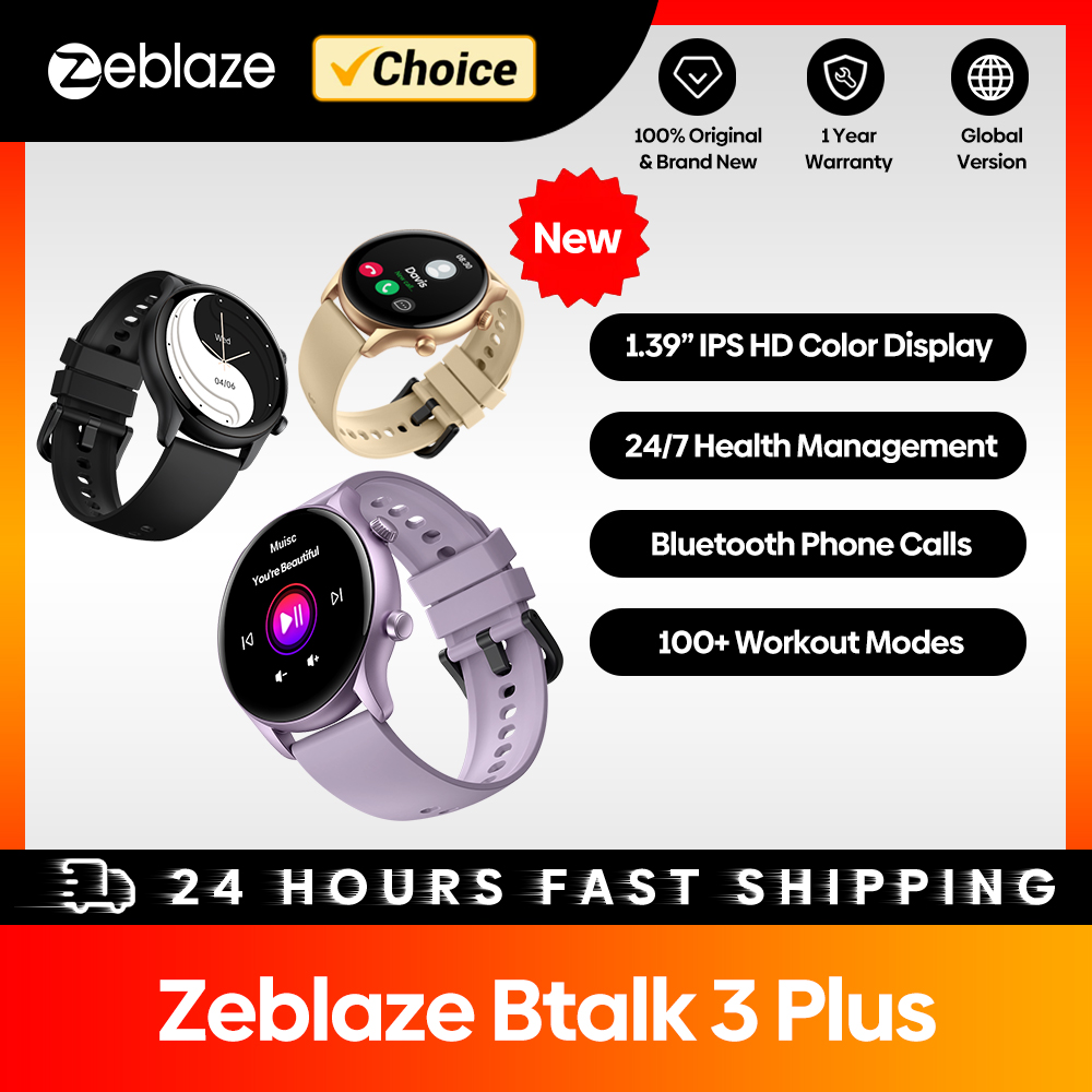 New Zeblaze Btalk 3 Plus Voice - đánh giá và giá Smartwatch Faces