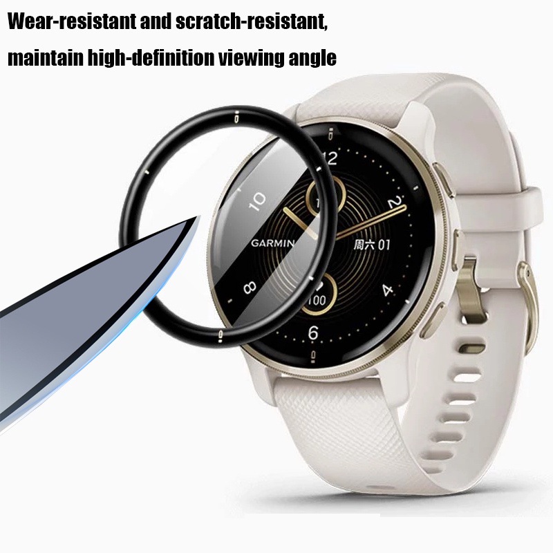 3D Curved Edge Protective Film - đánh giá và giá Garmin Smartwatch Accessories