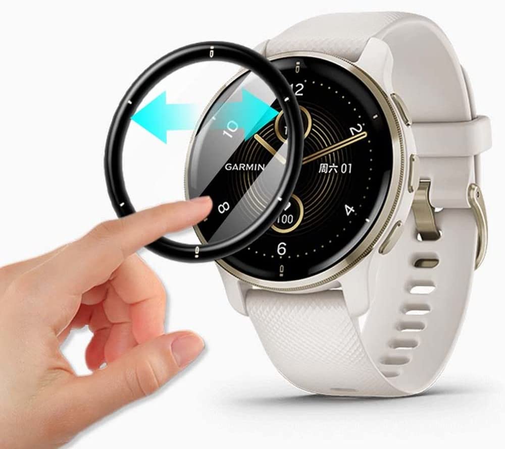 3D Curved Edge Protective Film - đánh giá và giá Garmin Smartwatch Accessories
