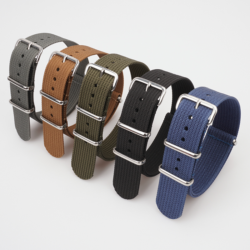Ribbed Nylon Strap For Seiko M - đánh giá và giá Nylon Nato Strap