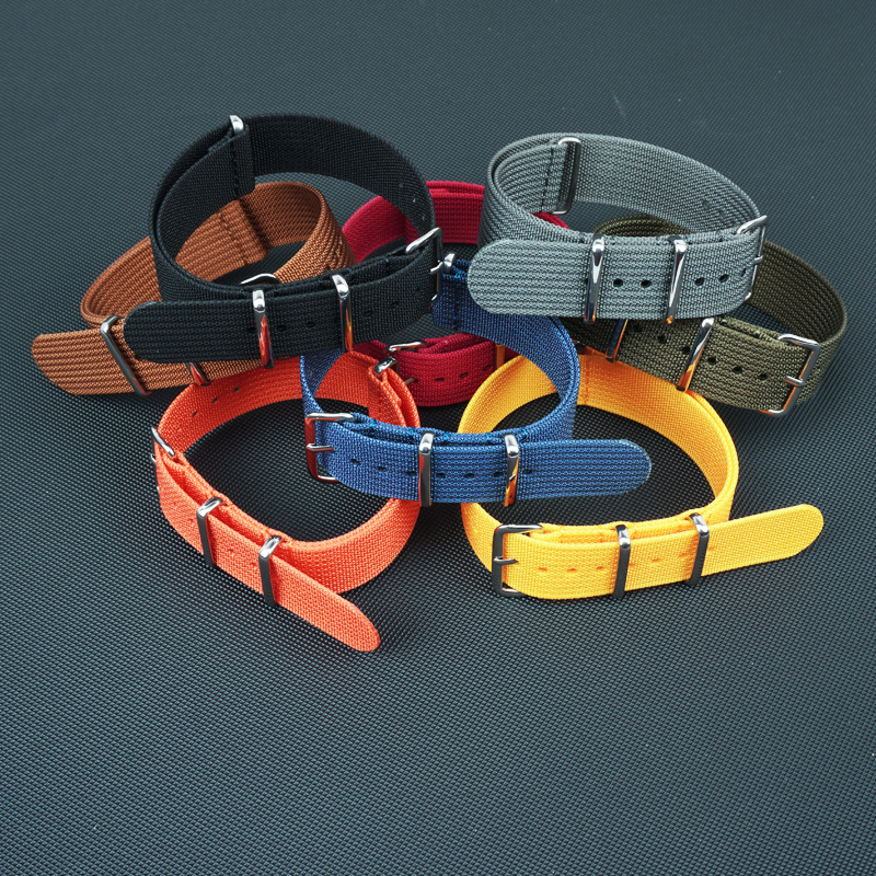 Ribbed Nylon Strap For Seiko M - đánh giá và giá Nylon Nato Strap