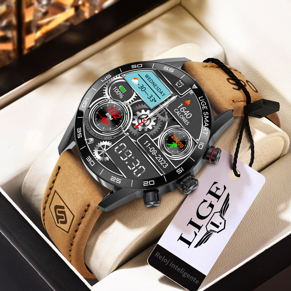 LIGE 2024 New Rugged Military  - đánh giá và giá Smartwatch Instagram