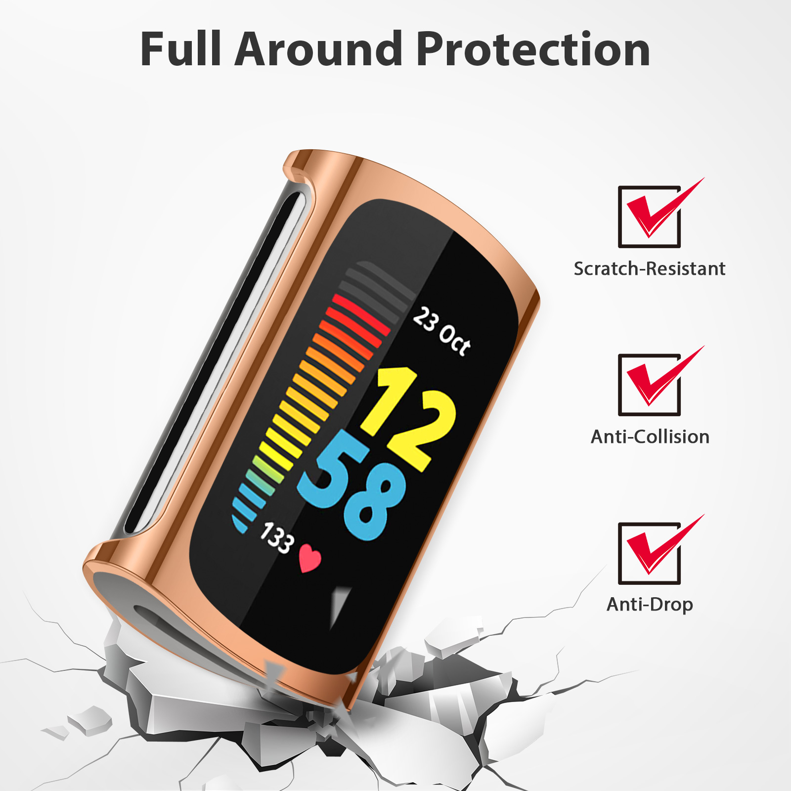Soft TPU Case For Fitbit Charg - đánh giá và giá Garmin Smartwatch Accessories