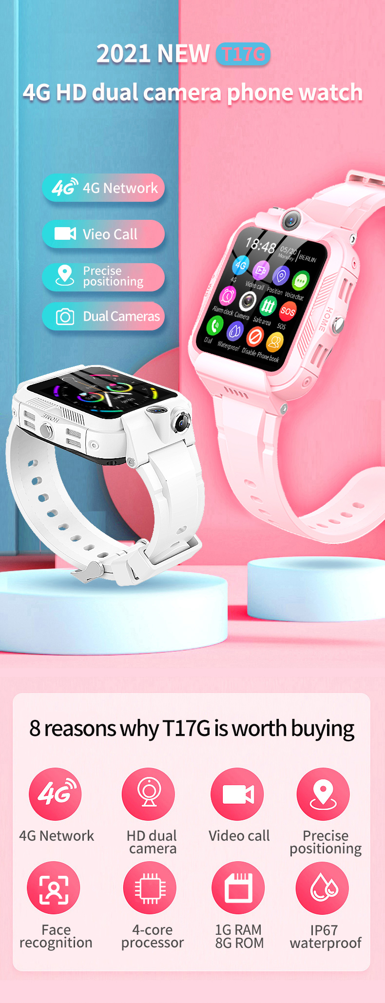 Kids Smart Watch 4G Sim Card S - đánh giá và giá Smartwatch Store