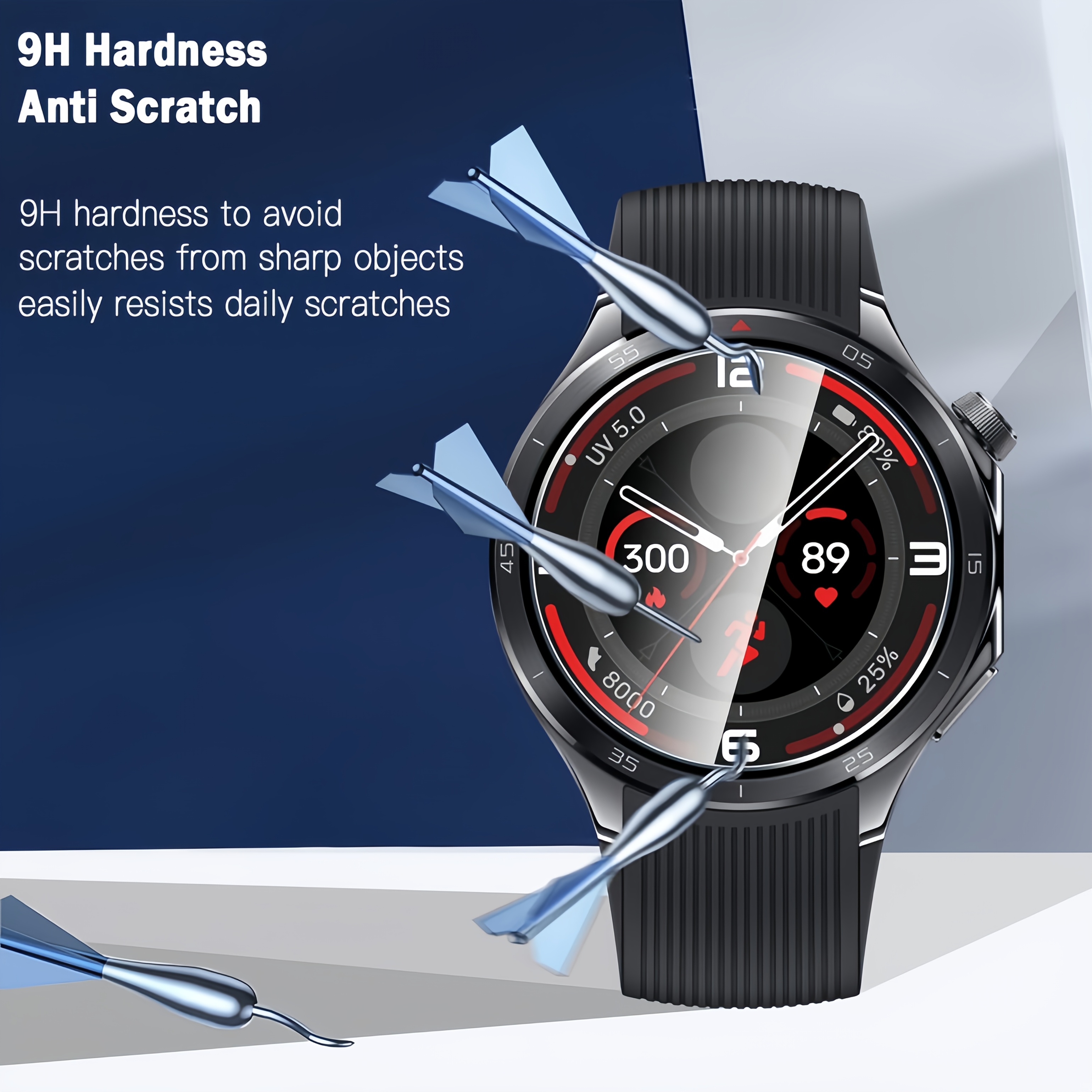 3PCS 9H Tempered Glass Screen  - đánh giá và giá Watch Face Protector