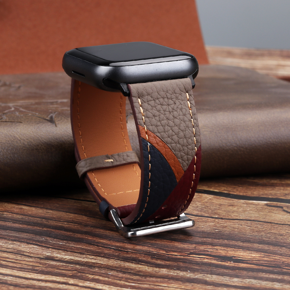 Genuine Leather Strap for Appl - đánh giá và giá Smartwatch Accessories Shop