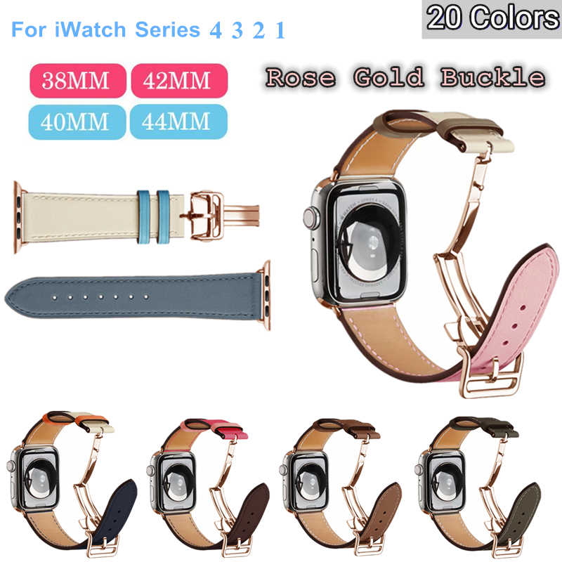 Rose Gold Buckle Strap For App - đánh giá và giá Smartwatch Accessories Shop