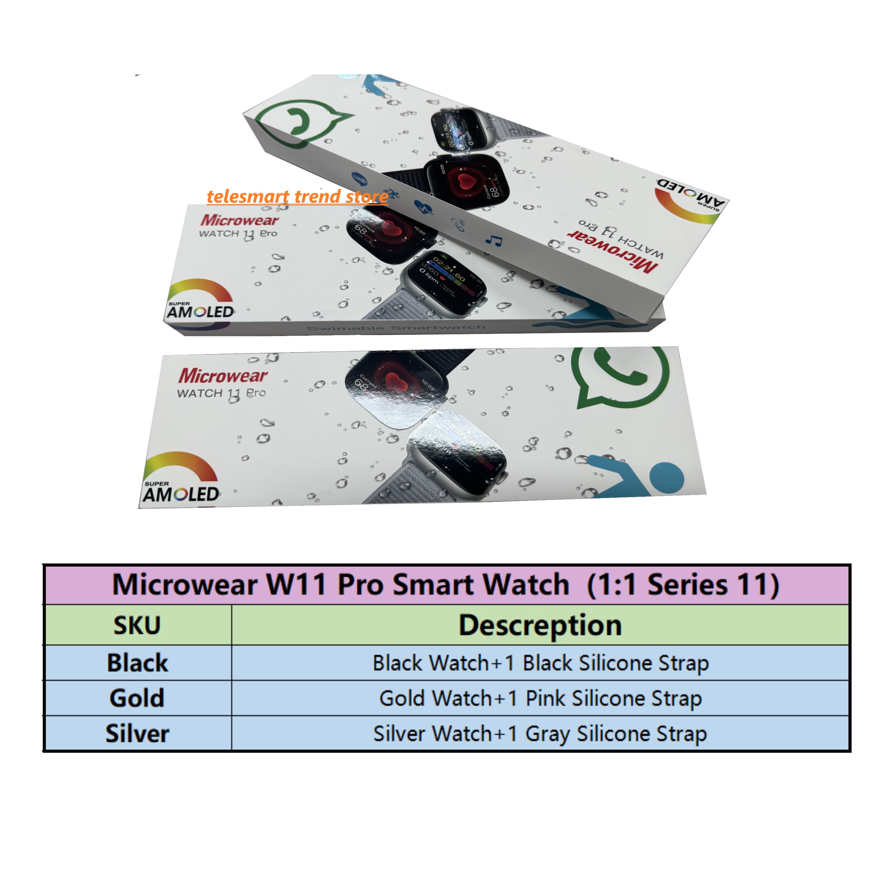 Latest W11 Pro Smart Watch S11 - đánh giá và giá Smartwatch M Active